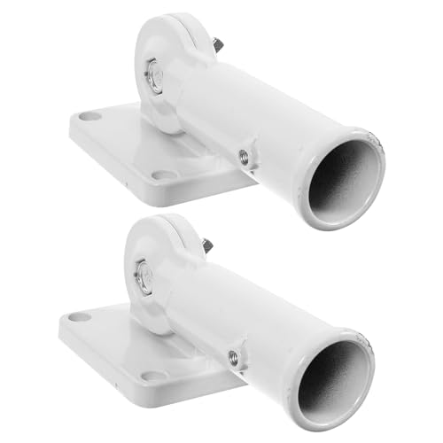 TOGEVAL 2 Stück Verstellbare Wandhalterung Fahnenmast aus Aluminiumlegierung Langlebige Flaggenhalter Robust Einfach zu Montieren für Außenbereich TOGEVAL 2 Stück Verstellbare Wandhalterung Fahnenmast aus Aluminiumlegierung Langlebige Flaggenhalter Robust Einfach zu Montieren für Außenbereich von TOGEVAL