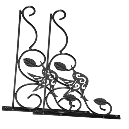 TOGEVAL 2 Stück Wandhalter Blumenampel aus Robustem Eisen Belastbarer Pflanzenhaken für Balkon Garten und Innenbereich Vielseitiger Halter für Blumentöpfe Laternen Vogelfutterstellen TOGEVAL 2 Stück Wandhalter Blumenampel aus Robustem Eisen Belastbarer Pflanzenhaken für Balkon Garten und Innenbereich Vielseitiger Halter für Blumentöpfe Laternen Vogelfutterstellen von TOGEVAL