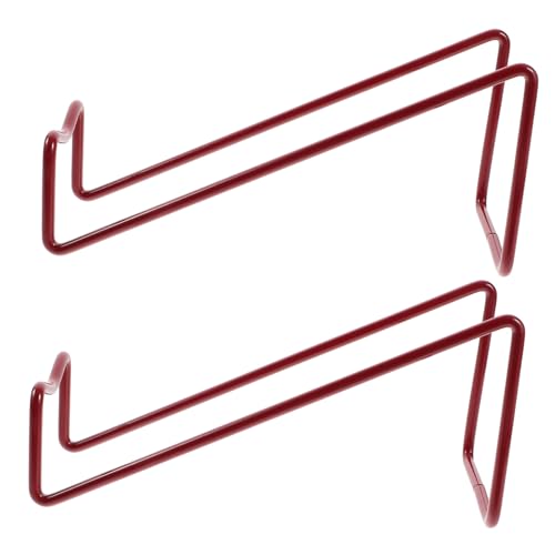 TOGEVAL 2 Stück Weinflaschenhalter aus Robustem Metall Freistehendes Flaschenregal Kompakter Platzsparender Weinständer für Küchen Esszimmer Vielseitiger Flaschenträger Elegantem Rot TOGEVAL 2 Stück Weinflaschenhalter aus Robustem Metall Freistehendes Flaschenregal Kompakter Platzsparender Weinständer für Küchen Esszimmer Vielseitiger Flaschenträger Elegantem Rot von TOGEVAL