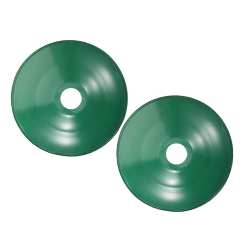 TOGEVAL 2 Stück Wetterfeste Emaillierte Lampenschirme Schützende Abdeckungen für Outdoor Straßenlaternen Vintage Retro stil Robust für Werkstatt und Gartenlampen von TOGEVAL