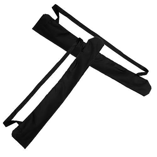 TOGEVAL 2 Stück wasserdichte Regenschirmhülle Set mit Langem Griff Wasserabsorbierende Schutzhülle mit Verstellbarem Tragegurt Praktische Aufbewahrungstasche für Nasse Regenschirme für von TOGEVAL