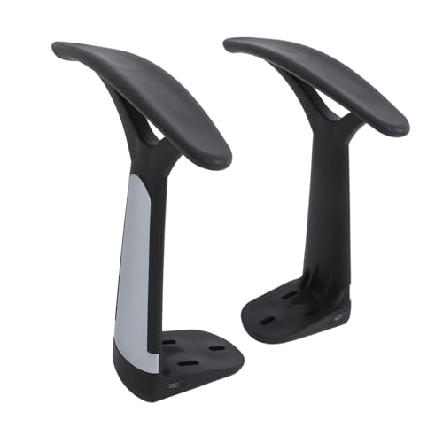 TOGEVAL 2stücke Ergonomische Armlehnen Für Bürostühle Universelle Kunststoff Ersatzteile Für Gaming-stühle Mit T-Armen Zur Unterstützung Von Ellbogen Und Unterarmen von TOGEVAL