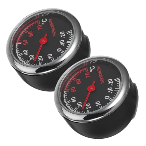 TOGEVAL 2-teiliges Armaturenbrettthermometer Fürs Auto: Genauer Temperaturmonitor Fürs Fahrzeug Mit Hochpräzisem Sensor – Leicht Ablesbares Anzeigemessgerät TOGEVAL 2-teiliges Armaturenbrettthermometer Fürs Auto: Genauer Temperaturmonitor Fürs Fahrzeug Mit Hochpräzisem Sensor – Leicht Ablesbares Anzeigemessgerät von TOGEVAL
