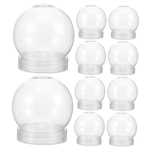 TOGEVAL 2 Sets Schneekugel-Kits Leere Kunststoff-schneekugeln Für Jungen Und Mädchen Weihnachtsdekorationen Mit Deko-zubehör Für Jungen Und Mädchen 10 Stück * 2 TOGEVAL 2 Sets Schneekugel-Kits Leere Kunststoff-schneekugeln Für Jungen Und Mädchen Weihnachtsdekorationen Mit Deko-zubehör Für Jungen Und Mädchen 10 Stück * 2 von TOGEVAL