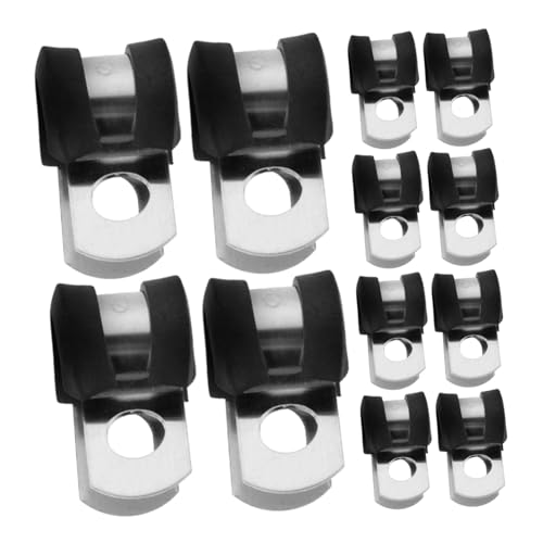 TOGEVAL 20 Stück Teiliges Edelstahl Schlauchschellen mit Gummipolsterung Flexible Kabelklemmen für Rohre und Kabel Installieren Zuverlässiger Halt für DIY projekte und Vielseitige TOGEVAL 20 Stück Teiliges Edelstahl Schlauchschellen mit Gummipolsterung Flexible Kabelklemmen für Rohre und Kabel Installieren Zuverlässiger Halt für DIY projekte und Vielseitige von TOGEVAL