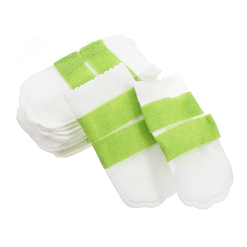 TOGEVAL 20 Stück wasserdichte Hundeschuhe Teiliges mit Rutschfester Sohle Weiche Langlebige Pfotenschützer für Außeneinsatz Praktische Bequeme Schutzschuhe für Nasse und Schmutzige Pfoten von TOGEVAL