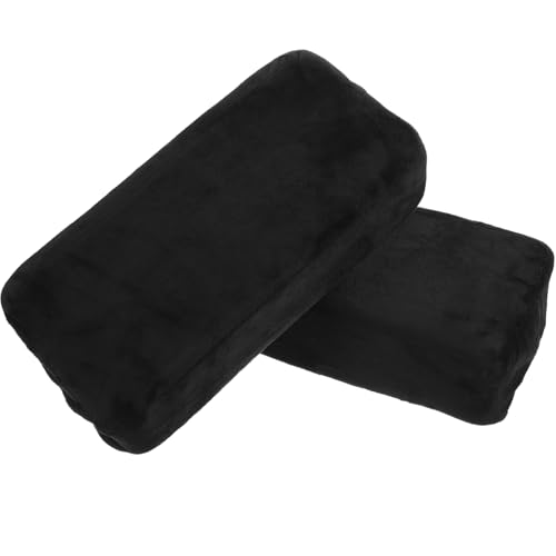 TOGEVAL 2Stücke Armlehnenpolster für Stühle Memory Foam Ellenbogenkissen mit Strapazierfähigem Bezug Büro und Wohnstühle Ergonomische Unterstützung für Schmerzfreies von TOGEVAL