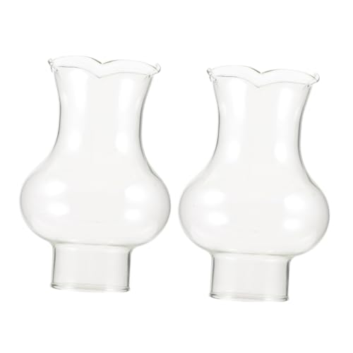 TOGEVAL 2stücke Klare Glaslampe Ersatzschirme Für Petroleumlampe Vintage Lampenschirme Aus Stabilem Glas Dekorativ Und Installieren ø TOGEVAL 2stücke Klare Glaslampe Ersatzschirme Für Petroleumlampe Vintage Lampenschirme Aus Stabilem Glas Dekorativ Und Installieren ø von TOGEVAL