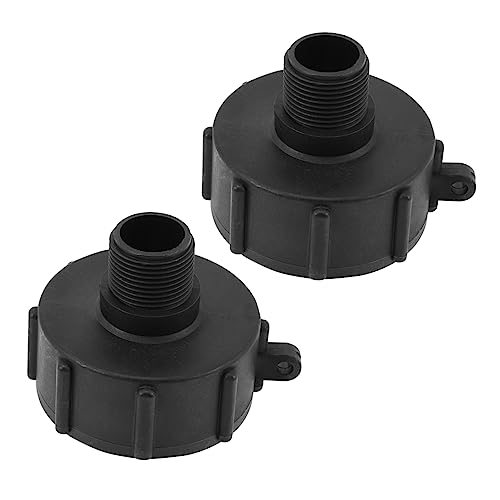 TOGEVAL 2Stücke Ibc Adapter für Ibc Tanks Ibc Tank Fitting Zubehör Hochwertige Verbindung für Gartenschlauch Verlängert Ventillebensdauer von TOGEVAL