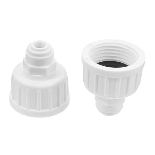 TOGEVAL 2Stücke Mister Adapter für Nebelsysteme Gerade Stecker für Gartenrohranpassungen und Langlebig für Kühlung Bewässerung und Luftbefeuchtung von TOGEVAL