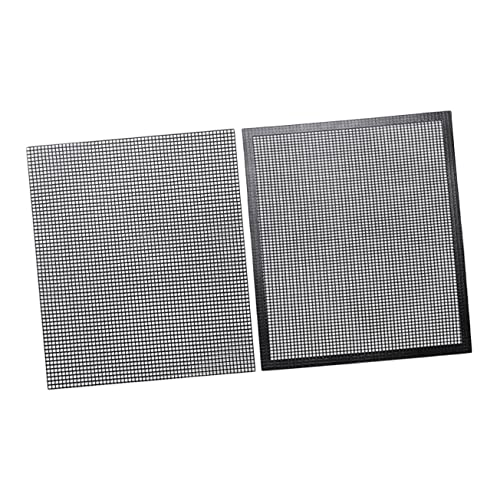 TOGEVAL 2stücke Grillunterlage Mit Mulden Aus Fiberglas Backmatte Als Grillgut-Schutz Wiederverwendbar Und Leicht Zu Reinigen von TOGEVAL
