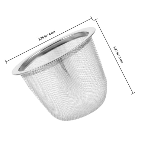 TOGEVAL 3 Stück Edelstahl Teesieb Feines Mesh Teefilter für Losen Tee Teekannen Einsatz Vielseitiger Teesieb Einsatz für Teezubereitung Leicht zu Reinigen Langlebig und Poliert TOGEVAL 3 Stück Edelstahl Teesieb Feines Mesh Teefilter für Losen Tee Teekannen Einsatz Vielseitiger Teesieb Einsatz für Teezubereitung Leicht zu Reinigen Langlebig und Poliert von TOGEVAL