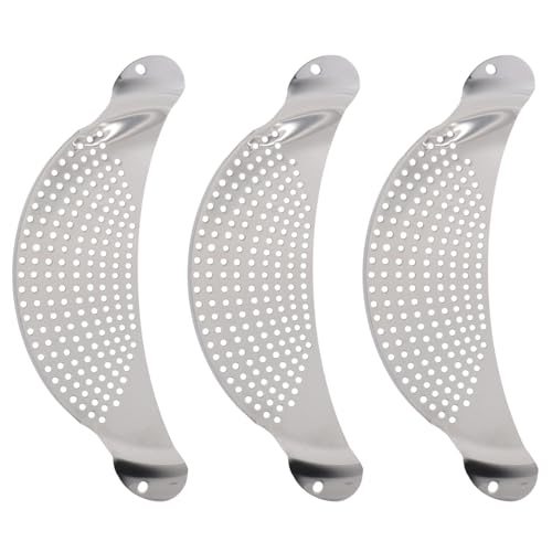 TOGEVAL 3 Stück Edelstahl Topf abtropfsieb mit Ergonomischen Griffen Rostfrei Hitzebeständig Praktisches Küchensieb für Pasta Gemüse und Reis Platzsparend Leicht zu Reinigen TOGEVAL 3 Stück Edelstahl Topf abtropfsieb mit Ergonomischen Griffen Rostfrei Hitzebeständig Praktisches Küchensieb für Pasta Gemüse und Reis Platzsparend Leicht zu Reinigen von TOGEVAL
