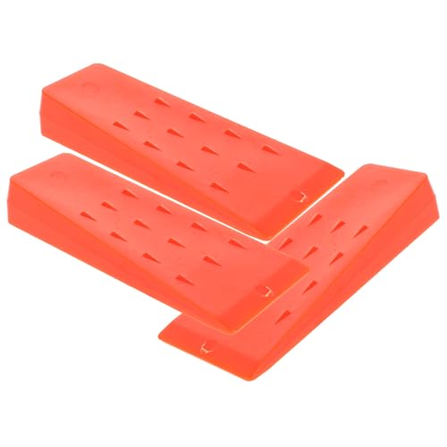 TOGEVAL 3 Stück Fällkeil Teiliges Langlebiges Holzspaltwerkzeug mit Spitzen Erhöhungen Leicht und Handlich für Sicheres Fällen und Präzise Holzschnittkontrolle Beim Garten und von TOGEVAL