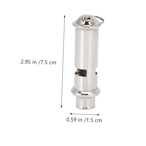 TOGEVAL 3 Stück Teiliges Edelstahl notfallpfeifen Laute Überlebenspfeifen Robust und Vielseitig für Sport Outdoor Taubentraining Silber Gelbfarben TOGEVAL 3 Stück Teiliges Edelstahl notfallpfeifen Laute Überlebenspfeifen Robust und Vielseitig für Sport Outdoor Taubentraining Silber Gelbfarben von TOGEVAL