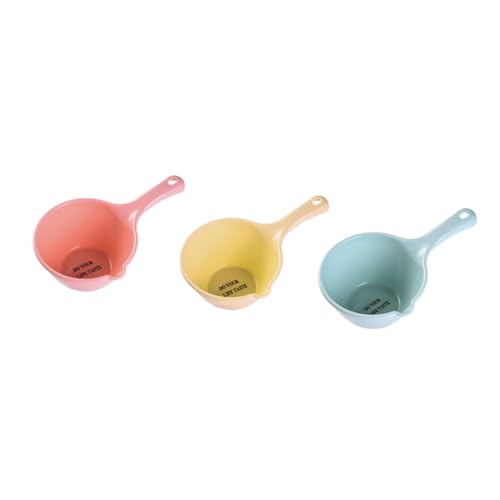 TOGEVAL 3 Stück Teiliges Küchen wasserschöpflöffel Langem Griff Robuste Pp kelle Großer Kapazität Vielseitig für Haushalt Garten Obst Gemüsewaschen Zuverlässiger Wasserschöpfer von TOGEVAL