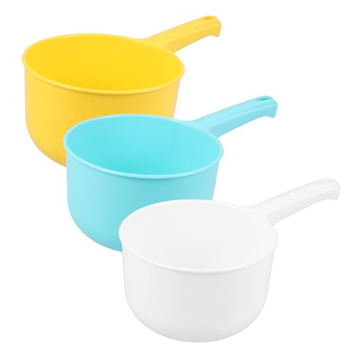 TOGEVAL 3 Stück Wasser kelle Badekelle Wasserschöpfer Wasser dipper mit Großem Fassungsvermögen für Bad Küche und Haushalt Leicht Ergonomisch und Bruchsicher TOGEVAL 3 Stück Wasser kelle Badekelle Wasserschöpfer Wasser dipper mit Großem Fassungsvermögen für Bad Küche und Haushalt Leicht Ergonomisch und Bruchsicher von TOGEVAL