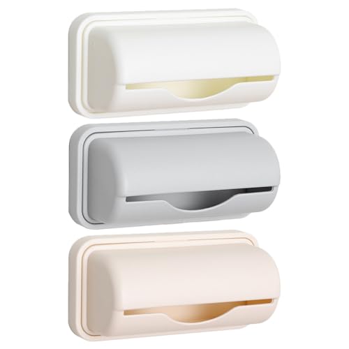 TOGEVAL 3St aufbewahrungsdose Storage Boxes für schuttsack Wall Hook Beutelspender zum Aufhängen Spender zum Aufhängen von Plastiktüten Behälter für Müllsäcke Abs von TOGEVAL