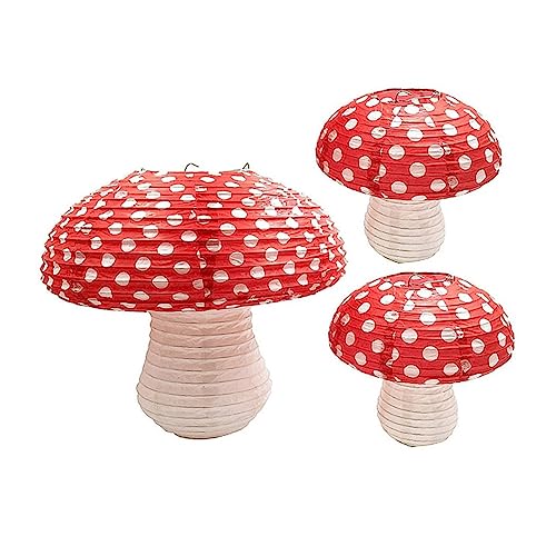 TOGEVAL 3d Pilz Laternen Set 3 Stück Papier Laternen Für Party Home Hochzeit Schule Veranstaltungen TOGEVAL 3d Pilz Laternen Set 3 Stück Papier Laternen Für Party Home Hochzeit Schule Veranstaltungen von TOGEVAL