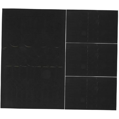 TOGEVAL 4 Blätter Wasserdichte Verdunkelungsaufkleber aus EVA Selbstklebend LED Lichtabdeckungen für Router Tv Klimaanlage Effektiver Lichtschutz und Blendungsreduzierung von TOGEVAL