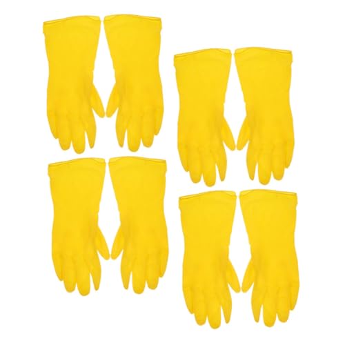 TOGEVAL 4 Paare Spülhandschuhe aus Dickem PVC Waschbare Haushaltshandschuhe für Geschirr Rissfest und Wasserabweisend Mittelgroß Vielseitig für Küche und Reinigung Farbenfrohes Design TOGEVAL 4 Paare Spülhandschuhe aus Dickem PVC Waschbare Haushaltshandschuhe für Geschirr Rissfest und Wasserabweisend Mittelgroß Vielseitig für Küche und Reinigung Farbenfrohes Design von TOGEVAL