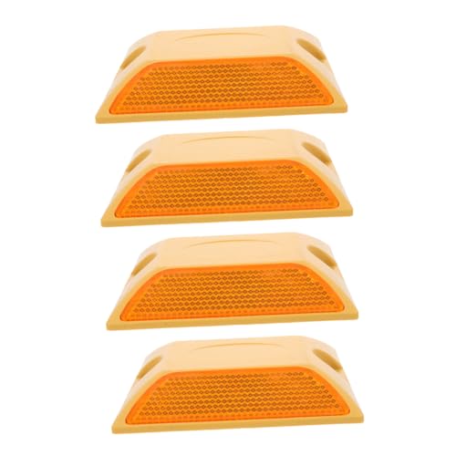 TOGEVAL 4 Stück Doppelseitige Reflektierende Kunststoff roadstuds Erhöhte Straßenmarkierungen für Autobahn Langlebige Hochsichtbare Fahrbahnmarkierer Robuste Einfahrtsreflektoren für TOGEVAL 4 Stück Doppelseitige Reflektierende Kunststoff roadstuds Erhöhte Straßenmarkierungen für Autobahn Langlebige Hochsichtbare Fahrbahnmarkierer Robuste Einfahrtsreflektoren für von TOGEVAL