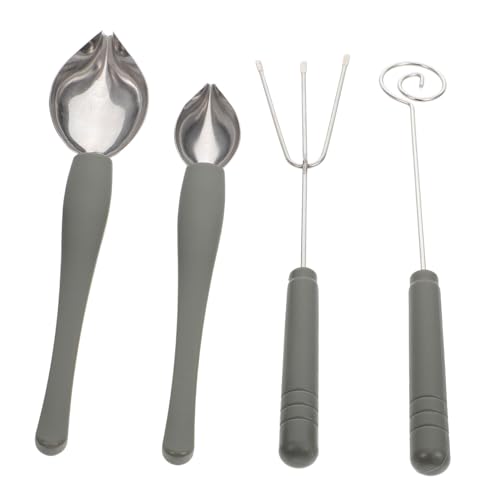 TOGEVAL 4 Stück Edelstahl Dessert Schokoladenwerkzeug mit Sauce zeichnungslöffeln Robust Leicht Korrosionsbeständig für Kuchen Gebäckdekorierung Vielseitige Backutensilien TOGEVAL 4 Stück Edelstahl Dessert Schokoladenwerkzeug mit Sauce zeichnungslöffeln Robust Leicht Korrosionsbeständig für Kuchen Gebäckdekorierung Vielseitige Backutensilien von TOGEVAL