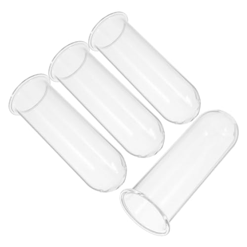 TOGEVAL 4 Stück Klare Reagenzgläser für Pflanzenvermehrung Hydroponik Vase Terrarium Deko Desktop Pflanzentube Transparent Robust TOGEVAL 4 Stück Klare Reagenzgläser für Pflanzenvermehrung Hydroponik Vase Terrarium Deko Desktop Pflanzentube Transparent Robust von TOGEVAL