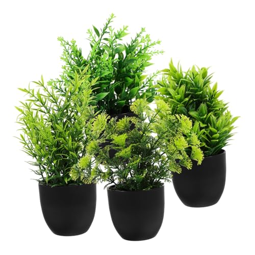 TOGEVAL 4 Stück Künstliche Pflanzen im Topf Realistische Kleine Bonsai Dekoration für Wohnzimmer Büro Schlafzimmer Ablage und Regal TOGEVAL 4 Stück Künstliche Pflanzen im Topf Realistische Kleine Bonsai Dekoration für Wohnzimmer Büro Schlafzimmer Ablage und Regal von TOGEVAL