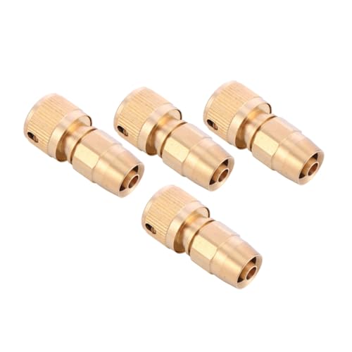 TOGEVAL 4 Stück Messing Schlauchanschluss Adapter für Gartenschläuche Schnelle Verbindung für Wasserhahn Autowaschen und Gartenbewässerung Robust und Rostfrei Einfach zu Montieren TOGEVAL 4 Stück Messing Schlauchanschluss Adapter für Gartenschläuche Schnelle Verbindung für Wasserhahn Autowaschen und Gartenbewässerung Robust und Rostfrei Einfach zu Montieren von TOGEVAL