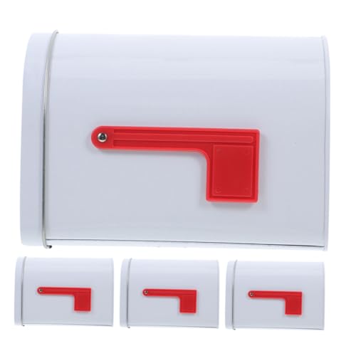 TOGEVAL 4 Stück Mini Tinpostkasten aus Weißem Tinplate Kinderspielzeug Briefkasten mit Signalflaggen Kompakte Aufbewahrungsbox für Valentinstag Süßigkeiten DIY Bastelprojekte Geschenk TOGEVAL 4 Stück Mini Tinpostkasten aus Weißem Tinplate Kinderspielzeug Briefkasten mit Signalflaggen Kompakte Aufbewahrungsbox für Valentinstag Süßigkeiten DIY Bastelprojekte Geschenk von TOGEVAL