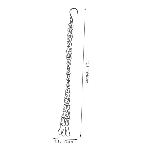 TOGEVAL 4 Stück Robuste Eisenketten für Blumenampeln Stabile Garten hängeketten für Blumentöpfe Vielseitige Pflanzenhalterung für Innen Außenbereich TOGEVAL 4 Stück Robuste Eisenketten für Blumenampeln Stabile Garten hängeketten für Blumentöpfe Vielseitige Pflanzenhalterung für Innen Außenbereich von TOGEVAL