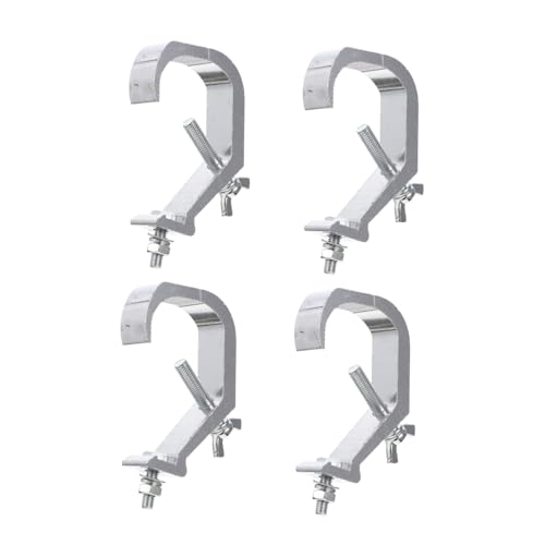 TOGEVAL 4 Stück Teiliges Aluminium C klemmen Bühnenlicht Halterung Breit Tragkraft Anti rutsch für Moving Head Spot Par Lights Dj Bühne TOGEVAL 4 Stück Teiliges Aluminium C klemmen Bühnenlicht Halterung Breit Tragkraft Anti rutsch für Moving Head Spot Par Lights Dj Bühne von TOGEVAL