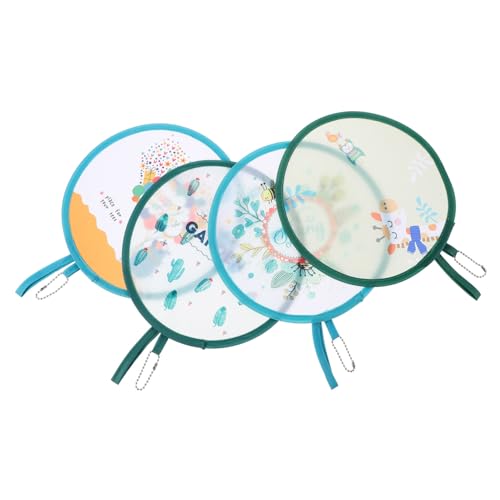 TOGEVAL 4 Stück Teiliges Cartoon Handfächer Faltbarer Rundfächer für Tanz Fotografie und Dekoration Handheld Mini Verschiedenen Designs Pferd Ballon Kaktus Biene TOGEVAL 4 Stück Teiliges Cartoon Handfächer Faltbarer Rundfächer für Tanz Fotografie und Dekoration Handheld Mini Verschiedenen Designs Pferd Ballon Kaktus Biene von TOGEVAL