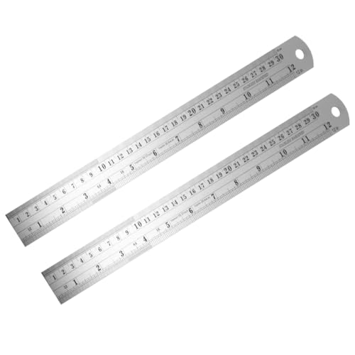 TOGEVAL 4 Stück Teiliges Edelstahl Lineal Doppelseitige Messung Rostfrei Gerader Maßstab für Schüler Architekten und Technische Zeichnungen Praktisch und Tragbar TOGEVAL 4 Stück Teiliges Edelstahl Lineal Doppelseitige Messung Rostfrei Gerader Maßstab für Schüler Architekten und Technische Zeichnungen Praktisch und Tragbar von TOGEVAL