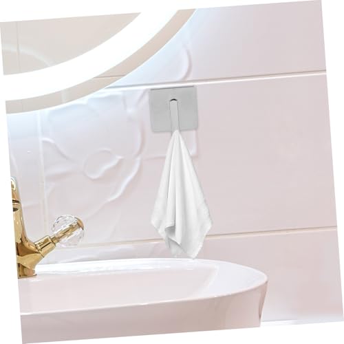 TOGEVAL 4 Stück Teiliges Edelstahl Wandhaken Selbstklebend ohne Bohren Rostfreie Bad Handtuchhaken Multifunktional für Handtücher Schlüssel Mäntel Starke Haftung Modernes Design Langlebig TOGEVAL 4 Stück Teiliges Edelstahl Wandhaken Selbstklebend ohne Bohren Rostfreie Bad Handtuchhaken Multifunktional für Handtücher Schlüssel Mäntel Starke Haftung Modernes Design Langlebig von TOGEVAL