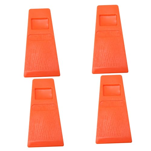 TOGEVAL 4 Stück Teiliges Fällkeile aus Robustem Kunststoff Spaltstarke Holzfäller werkzeuge zum Kontrollierten Baumfällen Witterungsbeständig und Schonend für Motorsägenkette von TOGEVAL