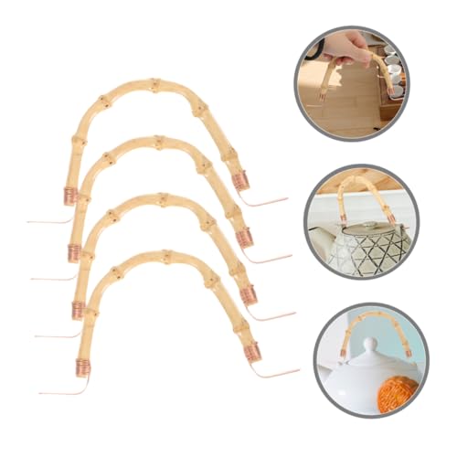 TOGEVAL 4 Stück Teiliges Teekannen U förmiger Ergonomischer Ersatzgriff Hitzebeständig Leicht Passend für Chinesische Teekessel Zubehör für Sicheren Griff von TOGEVAL