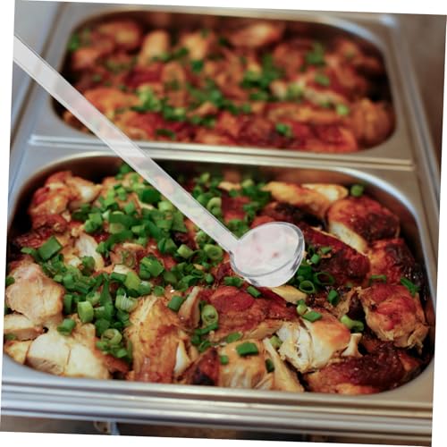 TOGEVAL 4 Stücke Teiliges Kleiner Transparenter Kunststoff-Schöpflöffel mit Langem Griff Wiederverwendbar Ergonomisch für Saucen Dressings Gravys für Vakuum-niedertemperatur-kochen Partys TOGEVAL 4 Stücke Teiliges Kleiner Transparenter Kunststoff-Schöpflöffel mit Langem Griff Wiederverwendbar Ergonomisch für Saucen Dressings Gravys für Vakuum-niedertemperatur-kochen Partys von TOGEVAL