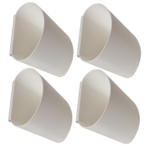 TOGEVAL 4Pcs Tragbare Aufbewahrungskorb Tabletop Sundies Behälter Hanging Mülleimer Dose Hängende Schrott Können Korbhänge Des Korbschaufels Hängen Aufbewahrungsbehälter Rolling Storage von TOGEVAL