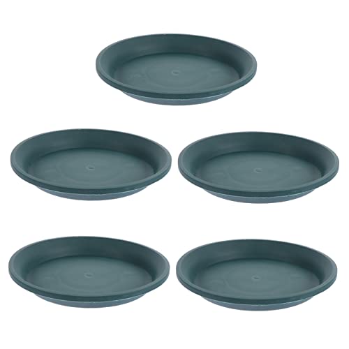 TOGEVAL 5 Stück Gallonen-Pflanzgefäß großer Pflanzenuntersetzer quadratische Untersetzer für Blumentöpfe pflanzenschalen wasserschale Balkon blumentopf tabletts Bodenplatte für Blumentöpfe von TOGEVAL