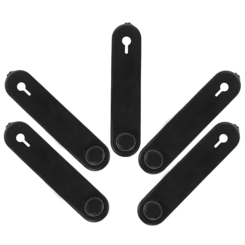 TOGEVAL 5 Stück Silikon Kabelbinder Motorrad Kabelmanagement Kabelspannung Halterung für Kupplungs Gaszug Fixierung Flexibel und Reißfest Bike Lenker Organizer von TOGEVAL