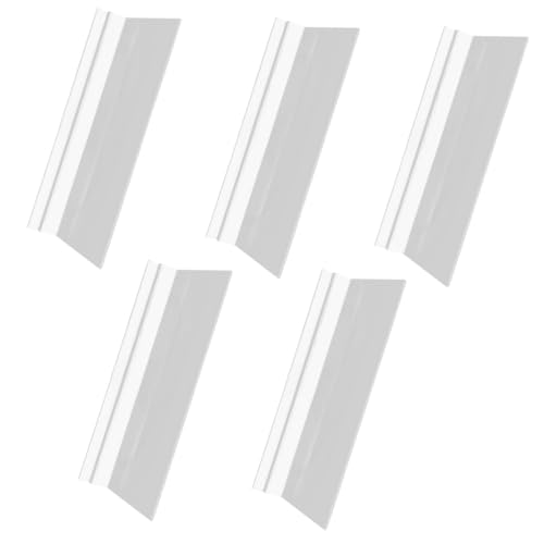 TOGEVAL 5 Stück Teiliges Wandregal für Schuhe Transparente Slatwall Displays für Einfache Präsentation Geschäften Optimal zur Schuhorganisation und Platzmaximierung von TOGEVAL