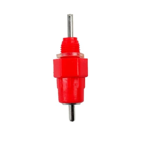 TOGEVAL 50 Stück Automatische Hühnertränke Schraubwasser Nippel Geflügel Wassertränke Trinknippel aus Edelstahl und Kunststoff für Hühner Enten Wachteln Einfach zu Reinigen und von TOGEVAL