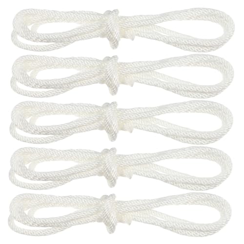 TOGEVAL 50 Stück Rückstoß Zugschnur Nylon für Kettensägen Generatoren und Rasenmäher Starterseil für Kleine Motoren Einfache Handhabung und Kompatibilität von TOGEVAL