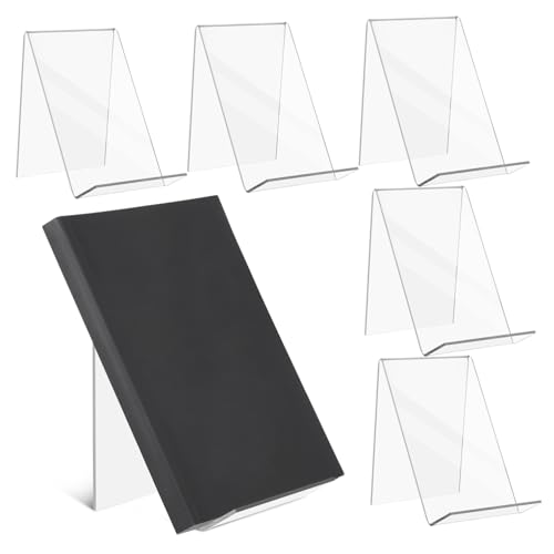 TOGEVAL 6 Stück Acryl Bücherdisplay Ständer Teiliges für Magazine Broschüren und Kunstwerke Stabil Leicht und Transparent für Büro und Zuhause TOGEVAL 6 Stück Acryl Bücherdisplay Ständer Teiliges für Magazine Broschüren und Kunstwerke Stabil Leicht und Transparent für Büro und Zuhause von TOGEVAL