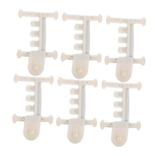 TOGEVAL 6 Stück Teiliges Gewächshaus Luftventil Robuste Klemmen für Gewächshausfolien und Sonnenschutznetze Passend für Rohre Langlebige Gartenaccessoires zur Membransicherung TOGEVAL 6 Stück Teiliges Gewächshaus Luftventil Robuste Klemmen für Gewächshausfolien und Sonnenschutznetze Passend für Rohre Langlebige Gartenaccessoires zur Membransicherung von TOGEVAL