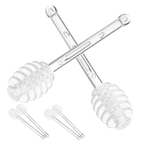 TOGEVAL 6 Stück Teiliges Honigstix Transparent Honiglöffel Rührstab aus Lebensmittelechtem Material Honigmischer für Tee Kaffee Marmelade Küchenbedarf Vielseitig TOGEVAL 6 Stück Teiliges Honigstix Transparent Honiglöffel Rührstab aus Lebensmittelechtem Material Honigmischer für Tee Kaffee Marmelade Küchenbedarf Vielseitig von TOGEVAL