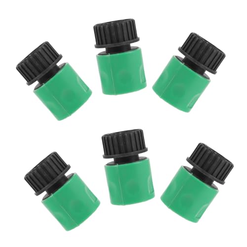 TOGEVAL 6 Stück Teiliges Kunststoff Schnellverbinder Langlebige Messingkupplung Rostfrei Dicht und Installieren Kompatibel mit Standard wasserhähnen und Bewässerungssystemen von TOGEVAL