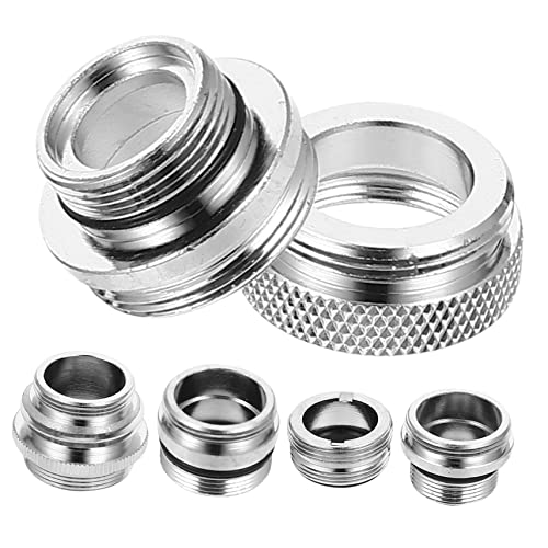 TOGEVAL 6 Stück Teiliges Wasserhahn Adapter für Gartenschlauch Verbindung für Küchenspüle Badezimmer und Toiletten Praktische und Tragbare Lösung für Wasserhahn Anschlüsse TOGEVAL 6 Stück Teiliges Wasserhahn Adapter für Gartenschlauch Verbindung für Küchenspüle Badezimmer und Toiletten Praktische und Tragbare Lösung für Wasserhahn Anschlüsse von TOGEVAL